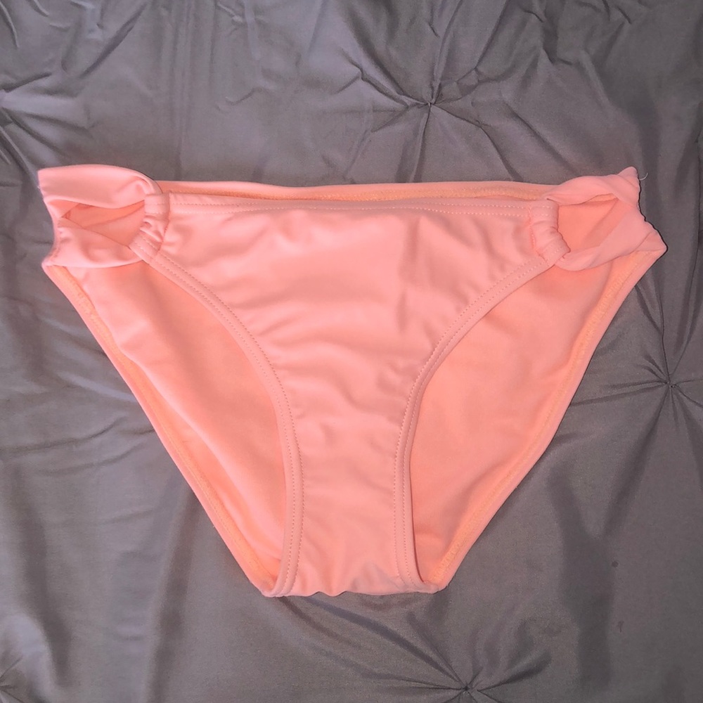 Peach bikini bottoms